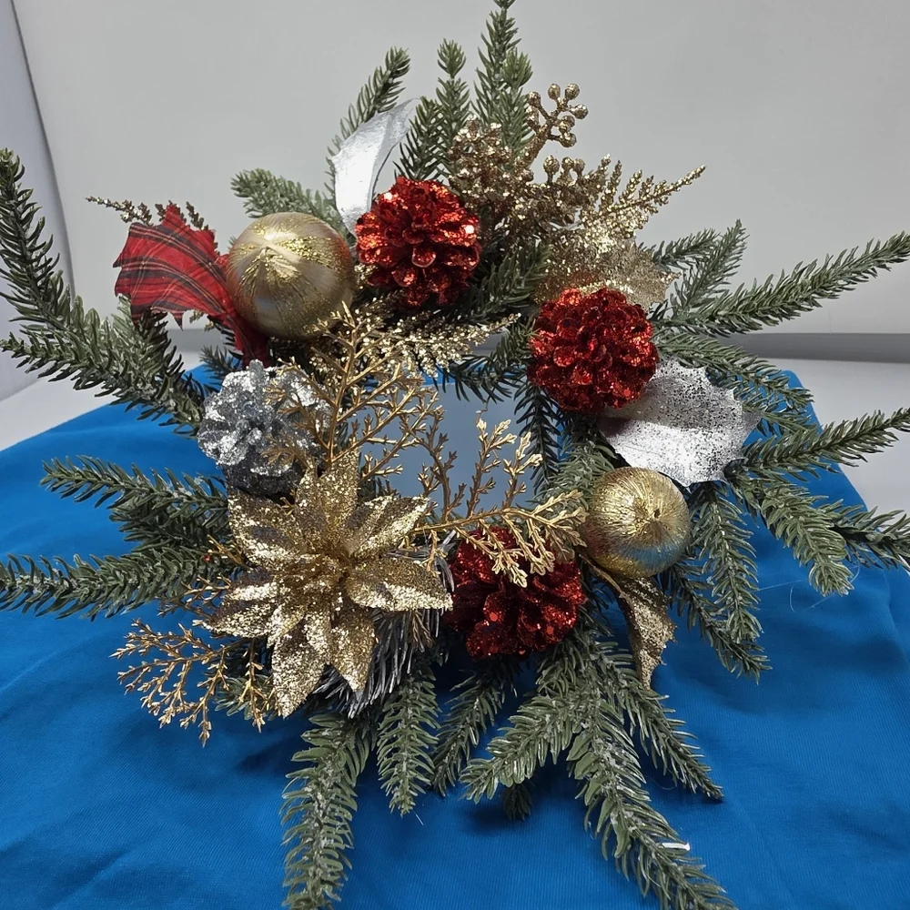 Hand Made Wreath/candle Holder